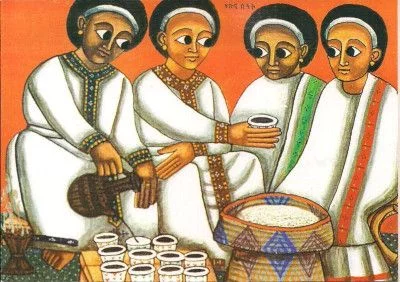 Ethiopian coffee cermony